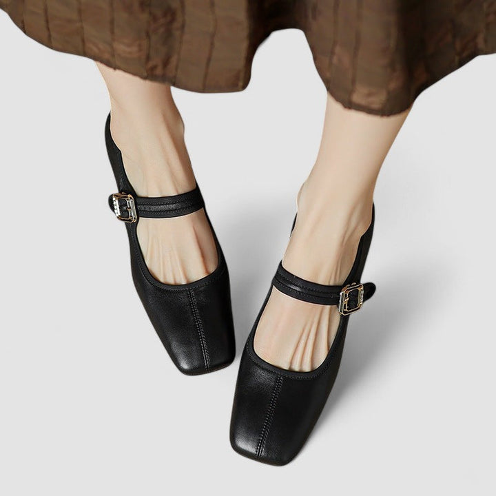 Hyreanne | Black Mary Jane Mary Janes — view 6
