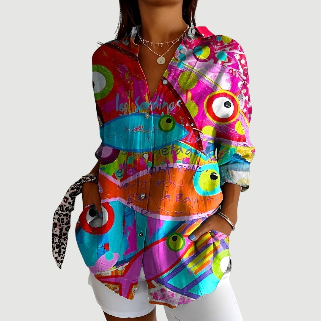 Karla | Geometric Blouse