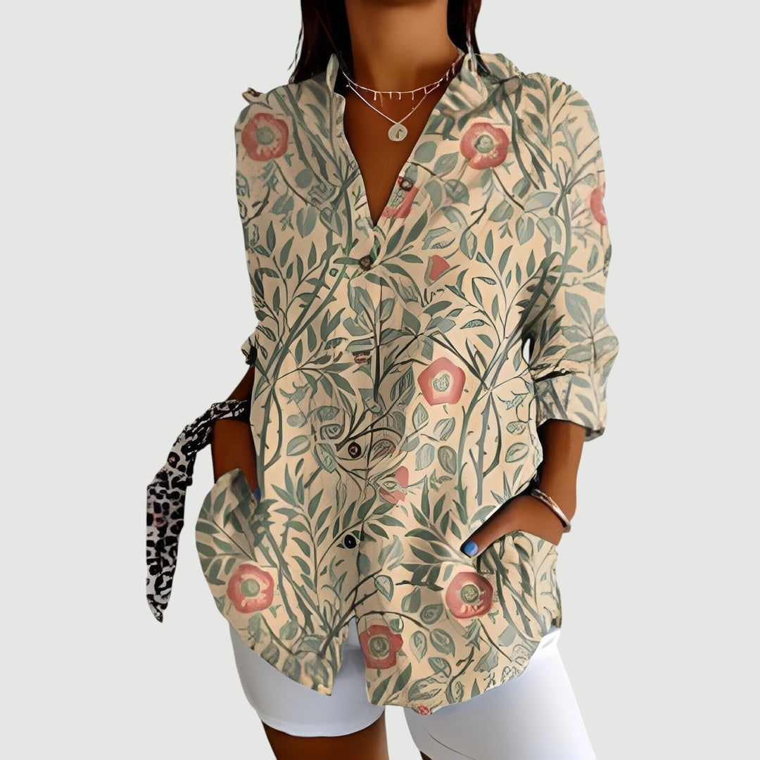 Nora | Geometric Blouse