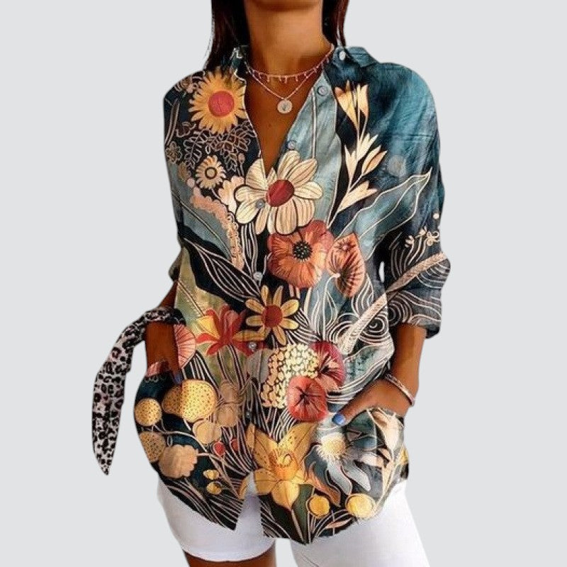 Astrid | Geometric Blouse