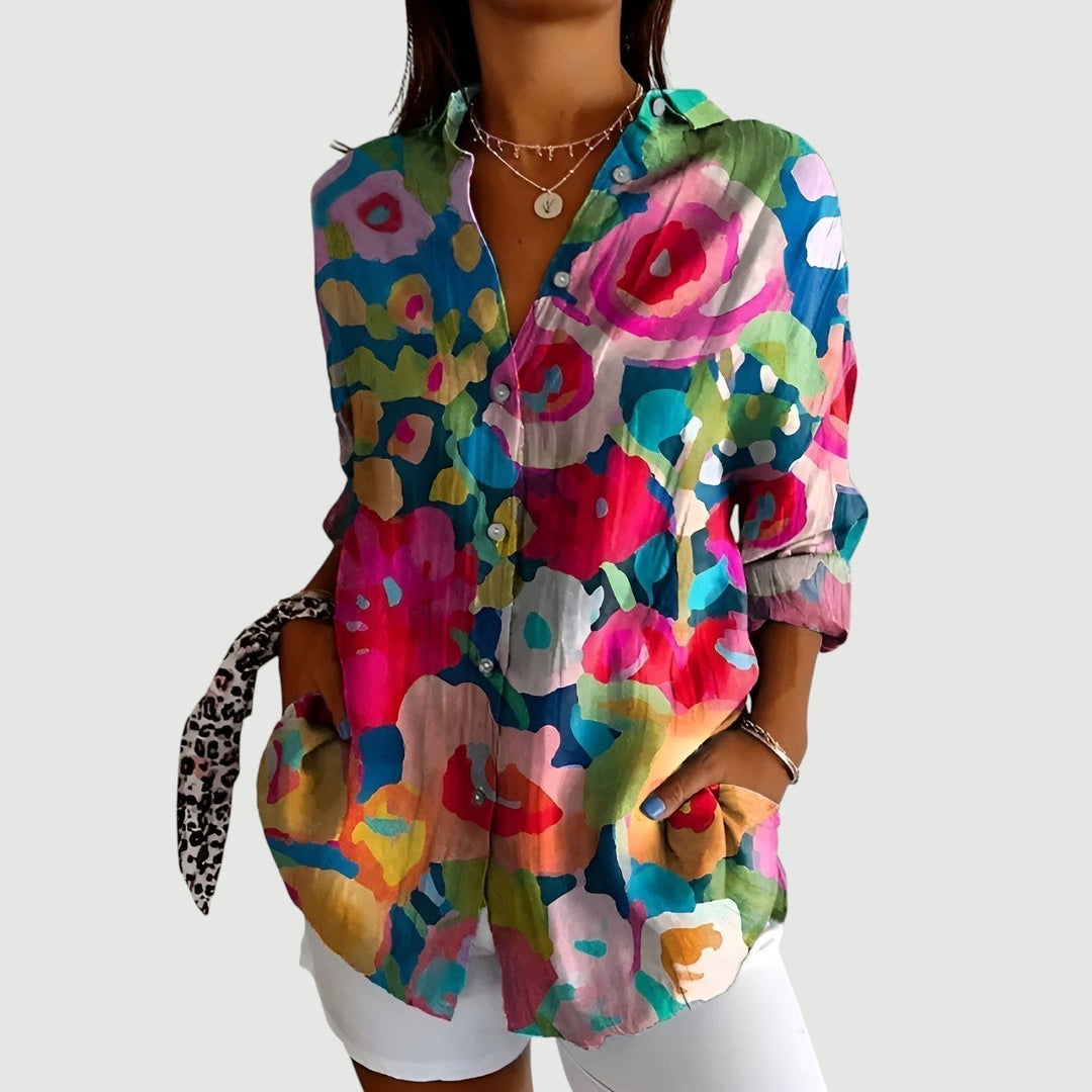 Anna | Geometric Blouse