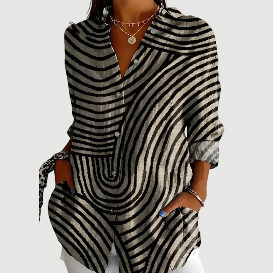 Maja | Geometric Blouse