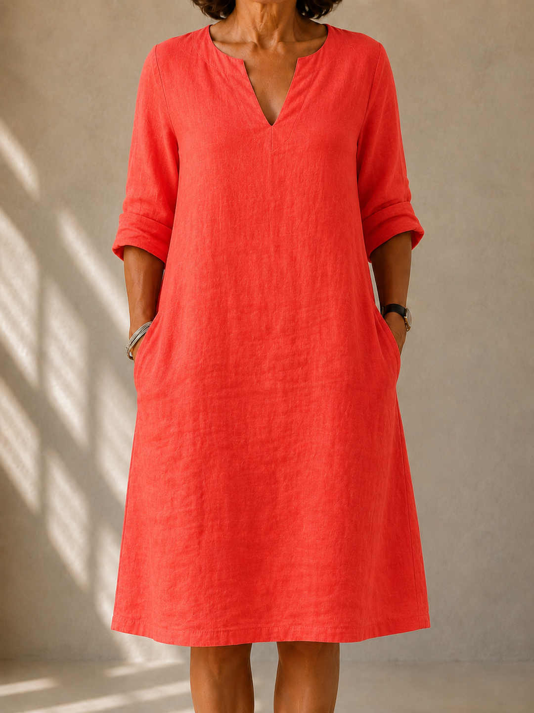 Marjorie | Soft Pink Elegant Dress