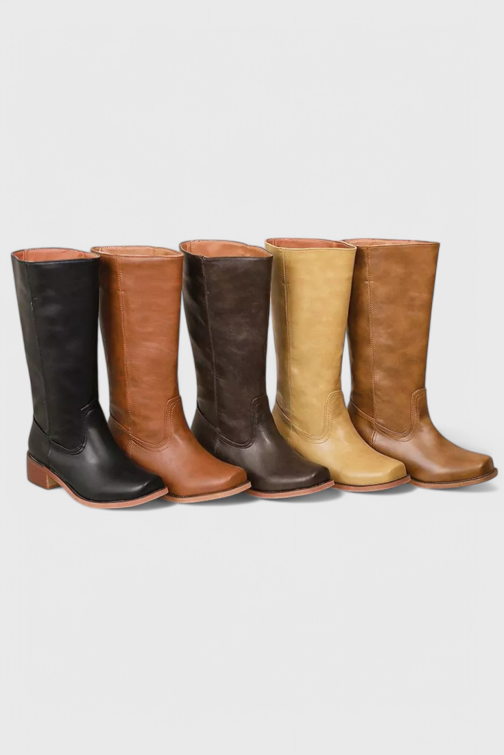Grace | Beige Soft Cushioned Boots — view 22