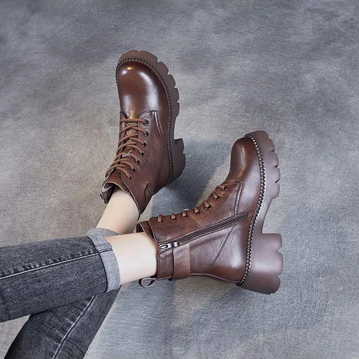 Holly | Navy Low Comfort Boots — view 10