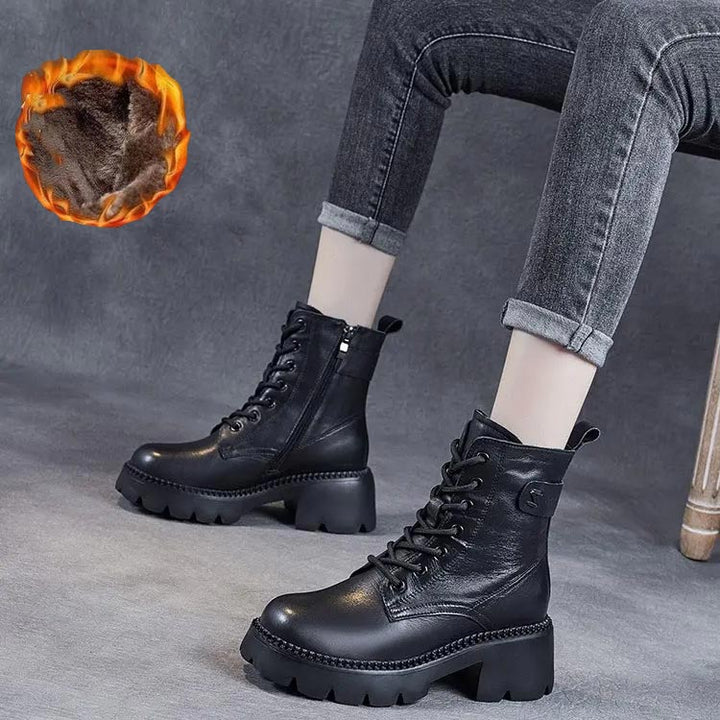 Holly | Navy Low Comfort Boots — view 4
