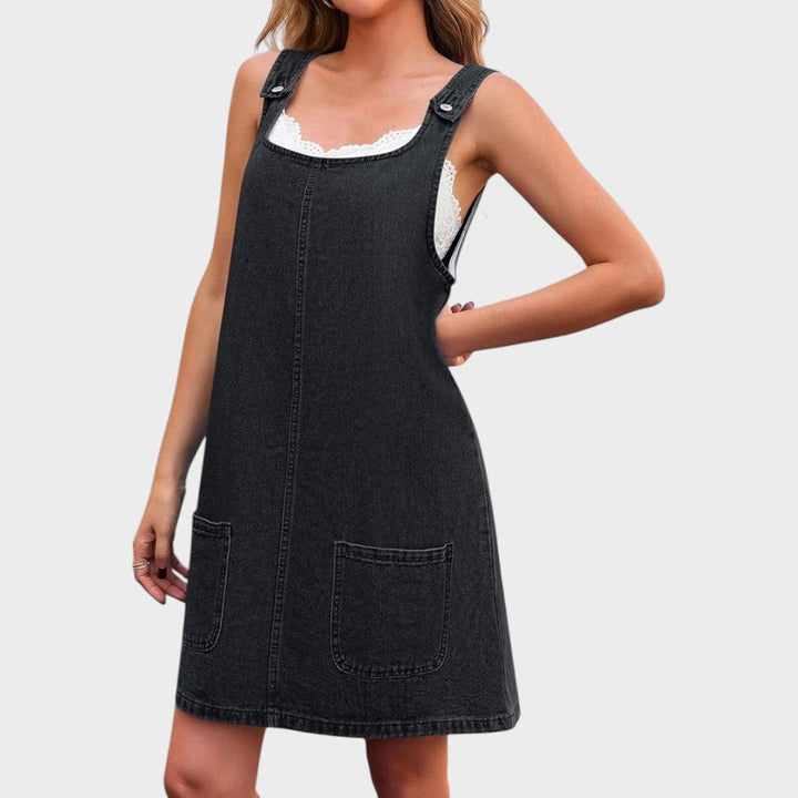 Lisa | Casual Denim Overall Dress