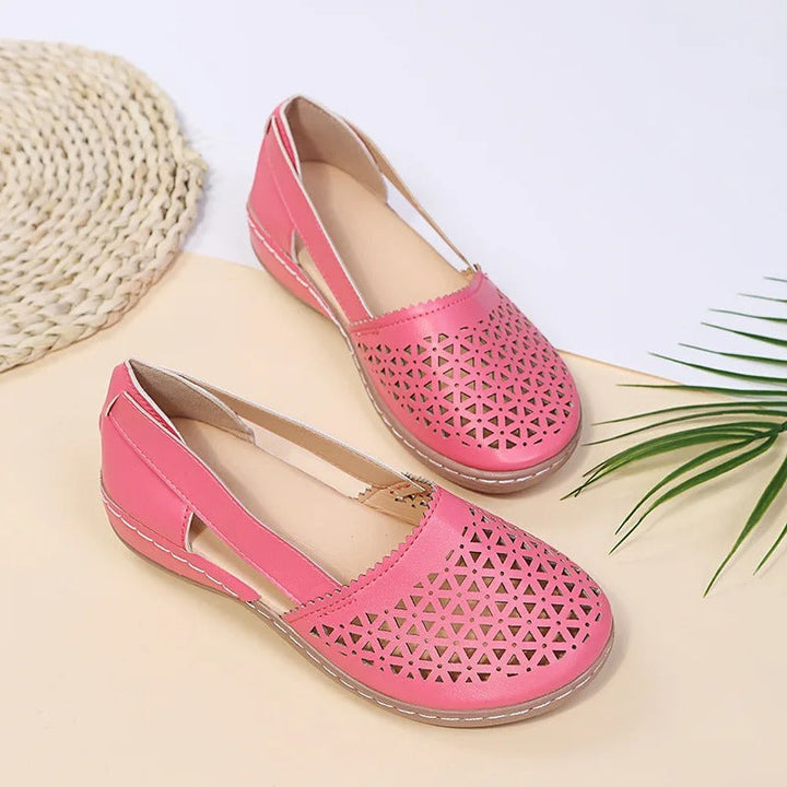 Iris | Perforated Slip-On Loafers — view 5