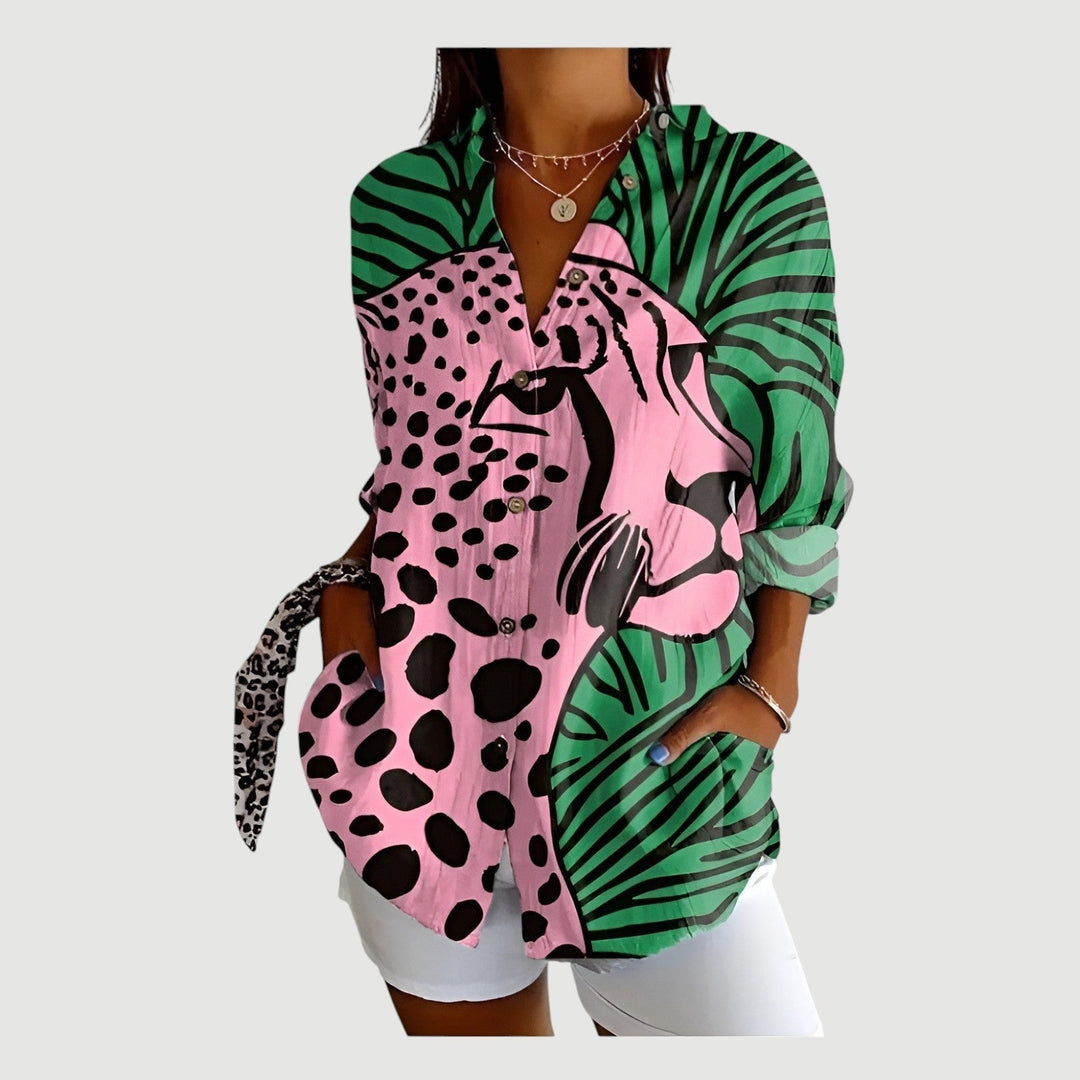 Vera | Geometric Blouse