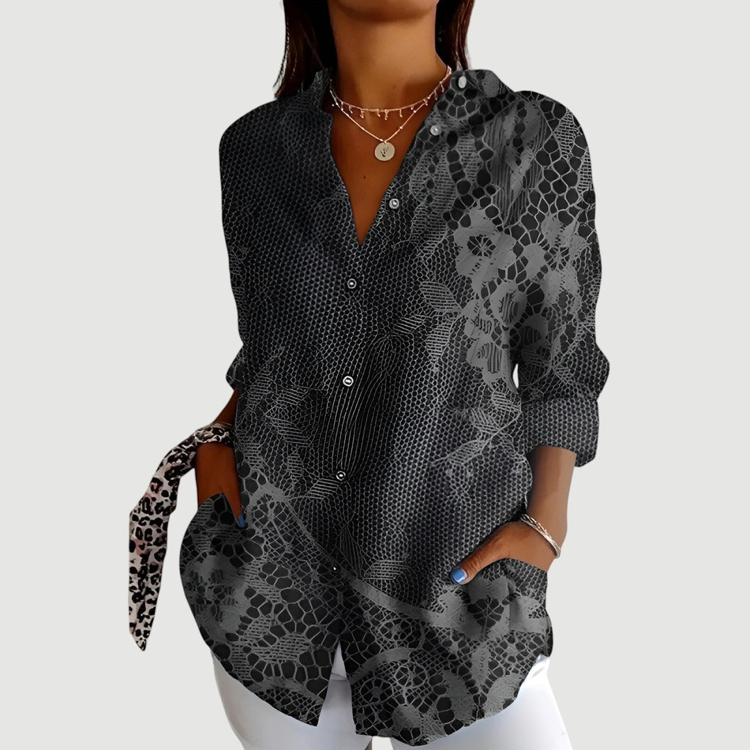 Mathilde | Geometric Blouse